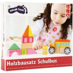 Jouet En Bois Kit De Construction Bus Scolaire 19 Pièces Small Foot By Legler® - Jouets 2 Ans -Jouets En Bois jouet en bois kit de construction bus scolaire 19 pieces small foot by legler jouets 2 ans 2