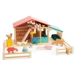 Jouet En Bois La Ferme Avec Animaux Tender Leaf Toys® - Jouets Imitation -Jouets En Bois jouet en bois la ferme avec animaux tender leaf toys jouets imitation 2