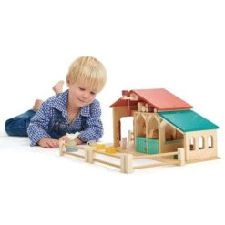 Jouet En Bois La Ferme Avec Animaux Tender Leaf Toys® - Jouets Imitation -Jouets En Bois jouet en bois la ferme avec animaux tender leaf toys jouets imitation 4