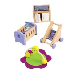 Jouet En Bois Maison De Poupées Accessoires 'Chambre De Bébé' Hape® - Jouets Hape®