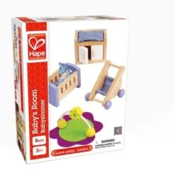 Jouet En Bois Maison De Poupées Accessoires 'Chambre De Bébé' Hape® - Jouets Hape® -Jouets En Bois jouet en bois maison de poupees accessoires chambre de bebe hape 3
