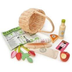 Jouet En Bois Marchande Panier De Course Garni Tender Leaf Toys® - Jouets Imitation -Jouets En Bois jouet en bois marchande panier de course garni tender leaf toys jouets imitation 2