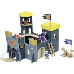 Jouet En Bois Mon Château Fort Vilac® - Château Chevalier -Jouets En Bois jouet en bois mon chateau fort vilac chateau chevalier 2