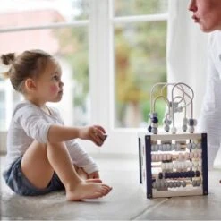 Jouet En Bois Mon Premier Cube D'Activité Pastelles EverEarth® - Jouets D'éveil -Jouets En Bois jouet en bois mon premier cube d activite pastelles everearth jouets d eveil 3