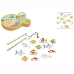 Jouet En Bois Pêche à La Ligne Retro Scratch® - Pêche Enfant -Jouets En Bois jouet en bois peche a la ligne retro scratch peche enfant 1