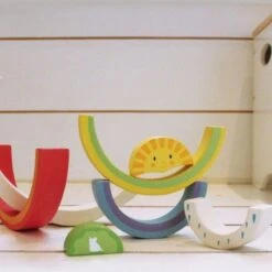 Jouet En Bois Puzzle Tunnel Arc -en-ciel Tender Leaf Toys® - Jouets En Bois -Jouets En Bois jouet en bois puzzle tunnel arc en ciel tender leaf toys 2