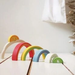 Jouet En Bois Puzzle Tunnel Arc -en-ciel Tender Leaf Toys® - Jouets En Bois -Jouets En Bois jouet en bois puzzle tunnel arc en ciel tender leaf toys 4