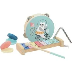 Jouet En Bois Set Instrument De Musique Vilac® Par Michelle Carlslund- Jouets En Bois France