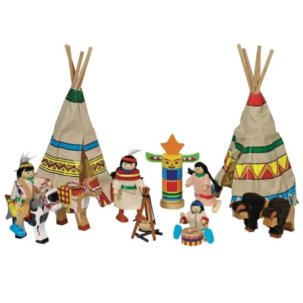 Jouet En Bois Set Tipis (maisons) De Poupées Camp Indiens 14 Pièces Goki® - Jouets Goki 3 Jouet En Bois Set Tipis (maisons) De Poupées Camp Indiens 14 Pièces Goki® - Jouets Goki