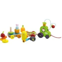 Jouet En Bois Tracteur Multi-Activités 'Jour De Récolte'Vilac®- Jouets En Bois -Jouets En Bois jouet en bois tracteur multi activites jour de recolte vilac jouets en bois 2