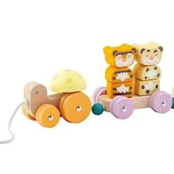 Jouet En Bois Train Des Animaux à Tirer Sevi 1831® - Jouets écologiques -Jouets En Bois jouet en bois train des animaux a tirer sevi 1831 jouets ecologiques 4