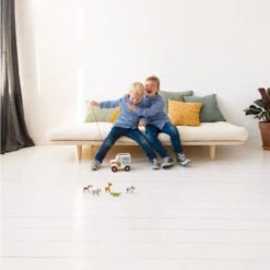 Jouet En Bois Voiture Boite à Formes Safari Scratch® - Jouets 2 Ans -Jouets En Bois jouet en bois voiture a forme ferme scratch musique enfants 2