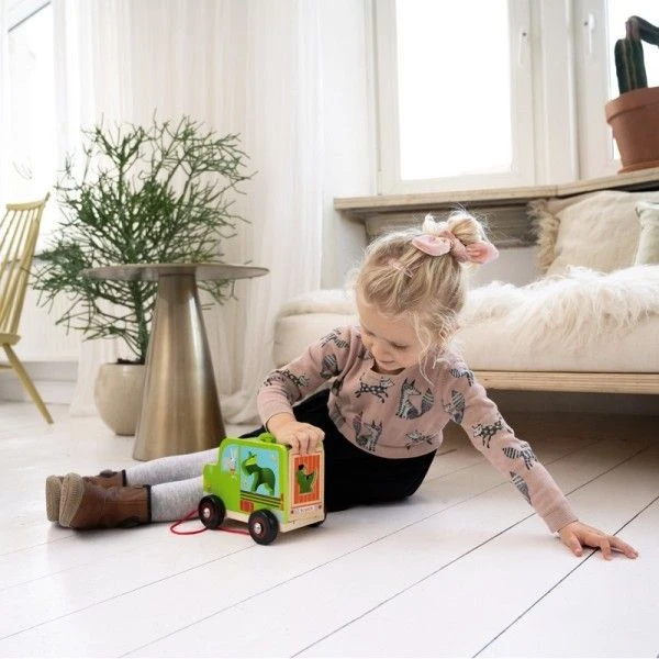 Jouet En Bois Voiture Boite à Formes Animaux De La Ferme Scratch® - Jouets 2 Ans 4 Jouet En Bois Voiture Boite à Formes Animaux De La Ferme Scratch® - Jouets 2 Ans – Image 2