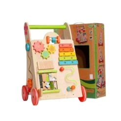 Jouet EverEarth Chariot De Marche Multi-activités - Jouets Bois -Jouets En Bois jouet everearth chariot de marche multi activites jouets bois 3