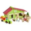 Jouet Ferme Avec Tracteur Et Animaux (140 Pcs) Jeujura | Ref: 8053 - Jouet En Bois Jeujura