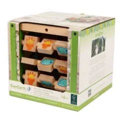 Jouet Mon Premier Cube D'activités EverEarth® - Jouets Bois -Jouets En Bois jouet mon premier cube d activites everearth jouets bois 8