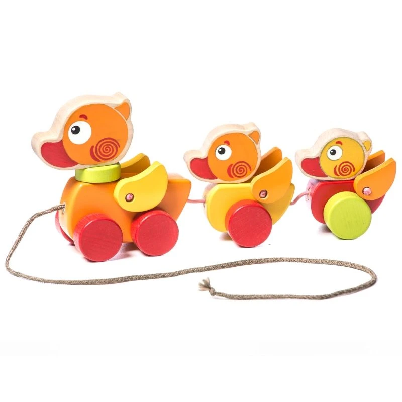 Jouets à Trainer Famille Canards Pour Apprendre à Marcher Cubika® - Jouets Bois 4 Jouets à Trainer Famille Canards Pour Apprendre à Marcher Cubika® - Jouets Bois – Image 2