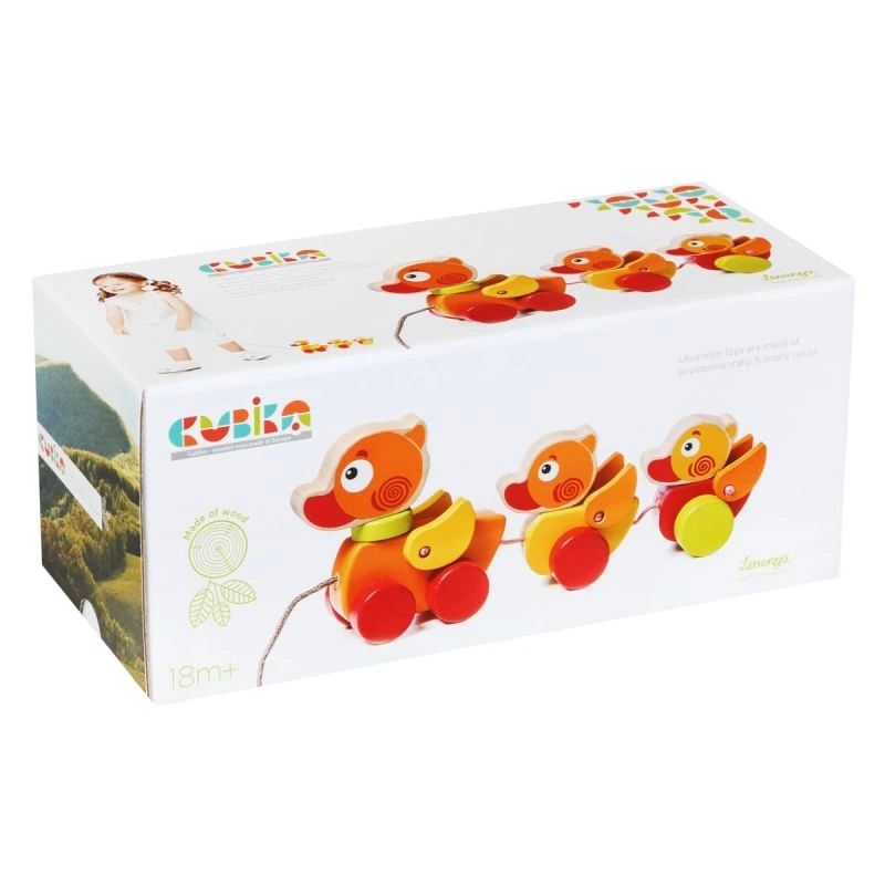 Jouets à Trainer Famille Canards Pour Apprendre à Marcher Cubika® - Jouets Bois 5 Jouets à Trainer Famille Canards Pour Apprendre à Marcher Cubika® - Jouets Bois – Image 3