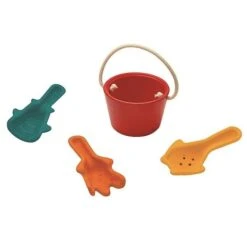 Jouets De Plage écologiques Seau Pelle Râteau Passoire Moules Plantoys® - Jouet Enfants