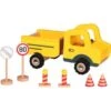 Jouets En Bois Camion De Chantier Avec Panneaux Goki® - Jouets En Bois -Jouets En Bois jouets en bois camion de chantier avec panneaux goki jouets en bois