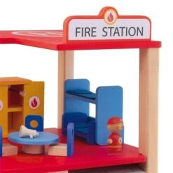 Jouets En Bois Caserne De Pompier Sevi 1831- Jouets Pompiers -Jouets En Bois jouets en bois caserne de pompier sevi 1831 jouets pompiers 2