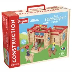 Jouets En Bois Château Fort En Rondins 300pcsJeujura® | Ref: 8026 - Jouets De Construction -Jouets En Bois jouets en bois chateau fort en rondins 300pcs jeujura ref 8026 jouets de construction 13