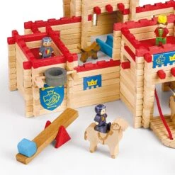 Jouets En Bois Château Fort En Rondins 300pcsJeujura® | Ref: 8026 - Jouets De Construction -Jouets En Bois jouets en bois chateau fort en rondins 300pcs jeujura ref 8026 jouets de construction 7