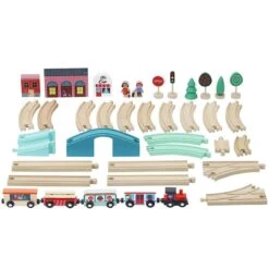 Jouets En Bois Circuit De Train Grand Express Ingela P.Arrhenius Vilac® - Train En Bois -Jouets En Bois jouets en bois circuit de train grand express ingela parrhenius vilac train en bois 4