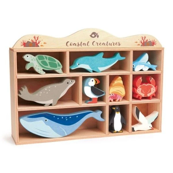 Jouets En Bois Figurines Les Animaux De La Mer Tender Leaf Toys® - Animaux En Bois 3 Jouets En Bois Figurines Les Animaux De La Mer Tender Leaf Toys® - Animaux En Bois