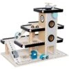 Jouets En Bois Garage Petites Voitures Tour Hélicoptère Jabadabado® - Jeux Petites Voitures