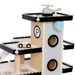 Jouets En Bois Garage Petites Voitures Tour Hélicoptère Jabadabado® - Jeux Petites Voitures -Jouets En Bois jouets en bois garage voitures jabadabado jeux bois enfants 2