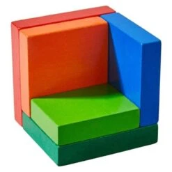Jouets En Bois Jeu D'assemblage Cubes 3D Multicolore Haba® - Jeu En Bois -Jouets En Bois jouets en bois jeu d assemblage cubes 3d multicolore haba jeu en bois 2