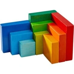 Jouets En Bois Jeu D'assemblage Cubes 3D Multicolore Haba® - Jeu En Bois -Jouets En Bois jouets en bois jeu d assemblage cubes 3d multicolore haba jeu en bois 5