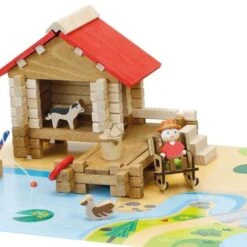 Jouets En Bois La Cabane De Pêche 90 Pcs Jeujura® | Ref: 8219 - Jouets De Construction -Jouets En Bois jouets en bois la cabane de peche 90 pcs jeujura ref 8219 jouets de construction 3