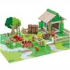 Jouets En Bois La Maison Et Son Jardin 130 Pièces Jeujura® | Ref: 8080 - Jouets De Construction -Jouets En Bois jouets en bois la maison et son jardin 130 pieces jeujura ref 8080 jouets de construction
