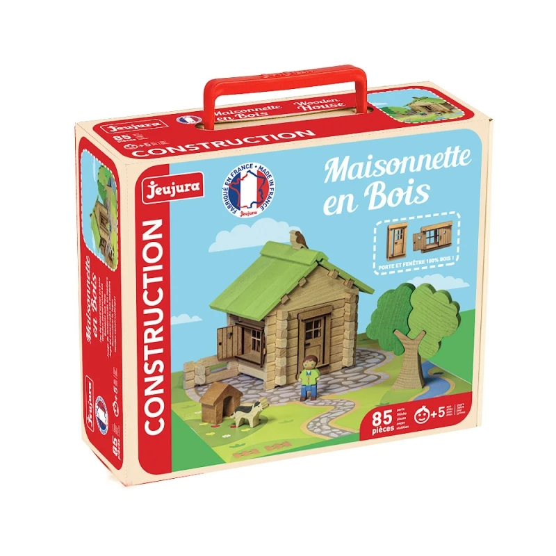 Jeu De Construction Maisonnette En Bois 85 Pièces Jeujura® | Ref: 8095 - Jouets En Bois 7 Jeu De Construction Maisonnette En Bois 85 Pièces Jeujura® | Ref: 8095 - Jouets En Bois – Image 5