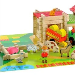 Jouets En Bois Ma Première Grande Ferme 130 Pièces Jeujura® | Ref: 8237 - Jouets De Construction -Jouets En Bois jouets en bois ma premiere grande ferme 130 pieces jeujura ref 8237 jouets de construction 2