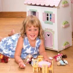 Jouets En Bois Maison De Poupées Meublée Sweatheart Cottage Le Toy Van® - Maison De Poupées -Jouets En Bois jouets en bois maison de poupees meublee sweatheart cottage le toy van 5