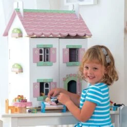 Jouets En Bois Maison De Poupées Meublée Sweatheart Cottage Le Toy Van® - Maison De Poupées -Jouets En Bois jouets en bois maison de poupees meublee sweatheart cottage le toy van 6