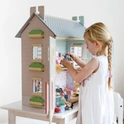 Jouets En Bois Maison De Poupées Non Meublée Bay Tree - Jouets Le Toy Van® -Jouets En Bois jouets en bois maison de poupees non meublee bay tree jouets le toy van 5