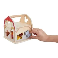 Jouets En Bois Petite Ferme Boite à Formes HABA® - Jouet En Bois Bébé -Jouets En Bois jouets en bois petite ferme boite a formes haba jouet en bois bebe 2