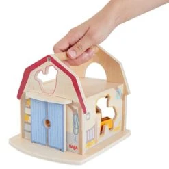 Jouets En Bois Petite Ferme Boite à Formes HABA® - Jouet En Bois Bébé -Jouets En Bois jouets en bois petite ferme boite a formes haba jouet en bois bebe 3