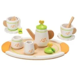 Jouets En Bois Plateau Dinette Service à Thé - Jouets Hape -Jouets En Bois jouets en bois plateau dinette service a the jouets hape 1