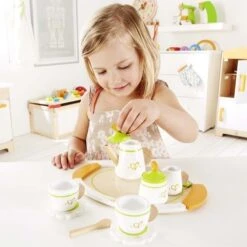 Jouets En Bois Plateau Dinette Service à Thé - Jouets Hape -Jouets En Bois jouets en bois plateau dinette service a the jouets hape 3
