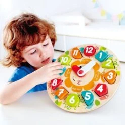 Jouets En Bois Puzzle à Grosses Pièces Horloge Hape® - Jouets En Bois Hape® -Jouets En Bois jouets en bois puzzle a grosses pieces horloge hape jouets en bois hape 2