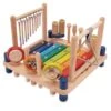 Jouets En Bois Table Musicale Carré Arc En Ciel I'm Toy® - Table Musicale
