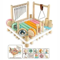 Jouets En Bois Table Musicale Carré Pastel I'm Toy® - Table Musicale Bébé 14 Jouets En Bois Table Musicale Carré Pastel I'm Toy® - Table Musicale Bébé -Jouets En Bois jouets en bois table musicale carre pastel i m toy porteur en bois 3
