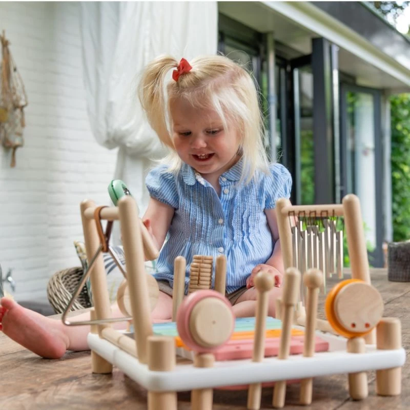 Jouets En Bois Table Musicale Carré Pastel I'm Toy® - Table Musicale Bébé 7 Jouets En Bois Table Musicale Carré Pastel I'm Toy® - Table Musicale Bébé – Image 5