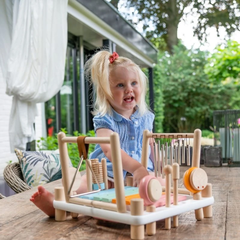 Jouets En Bois Table Musicale Carré Pastel I'm Toy® - Table Musicale Bébé 8 Jouets En Bois Table Musicale Carré Pastel I'm Toy® - Table Musicale Bébé – Image 6