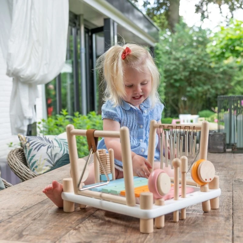 Jouets En Bois Table Musicale Carré Pastel I'm Toy® - Table Musicale Bébé 10 Jouets En Bois Table Musicale Carré Pastel I'm Toy® - Table Musicale Bébé – Image 8